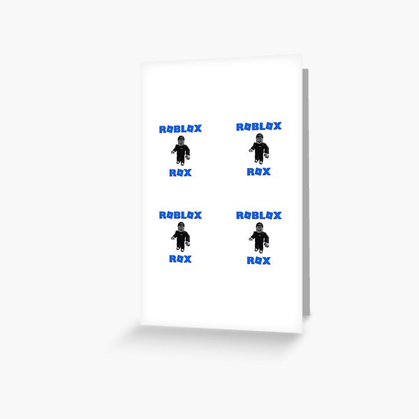 Roblox Pack Greeting Cards Redbubble - roblox rox how to get free roblox builders club