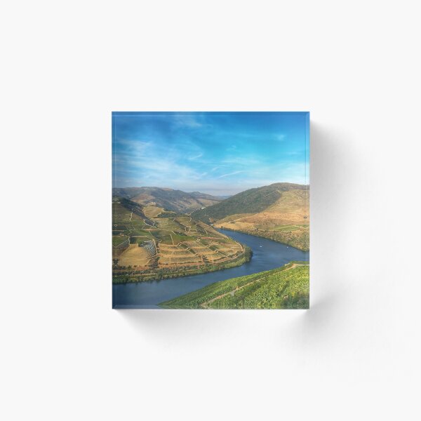 Beautiful landscape of the Douro Valley, Portugal Acrylic Block
