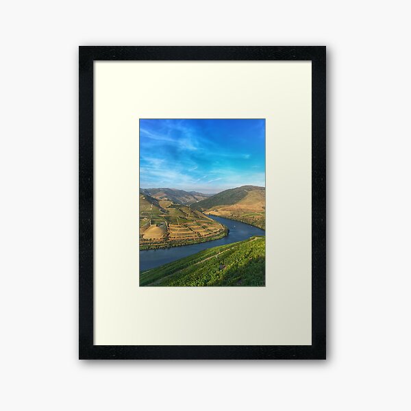 Beautiful landscape of the Douro Valley, Portugal Framed Art Print