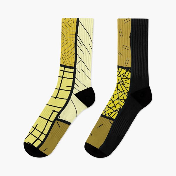 Item preview, Scattered Lines Tableau – Yellow designed and sold by RoguePatterns.