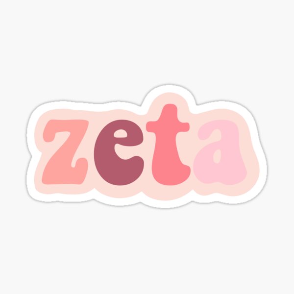 zeta sticker Sticker