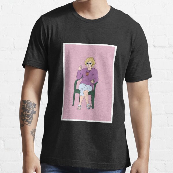 Kath And Kim Kath Smoking Hand Drawn Design T Shirt For Sale By Grumpywire Redbubble Kath 9601