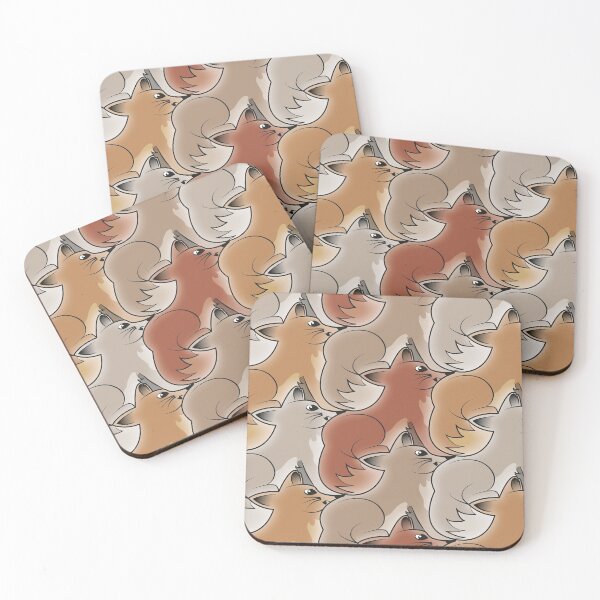 Item preview, Fox Tessellation - Brown designed and sold by DaveSavageArt.