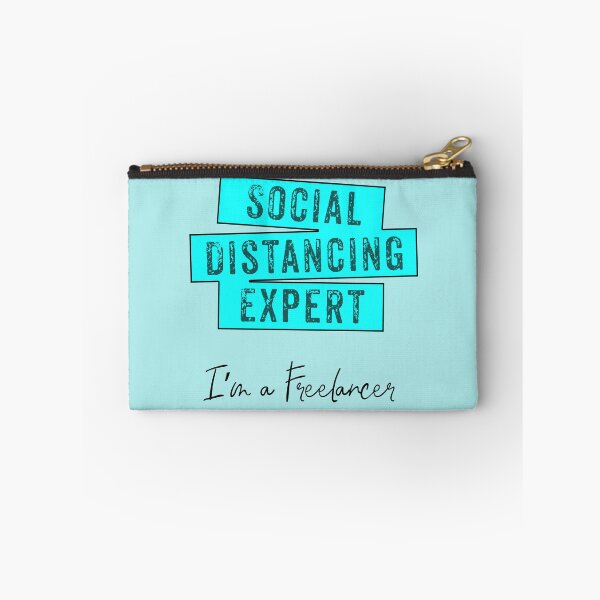 Item preview, Social Distancing Expert in Blue designed and sold by aventi24.