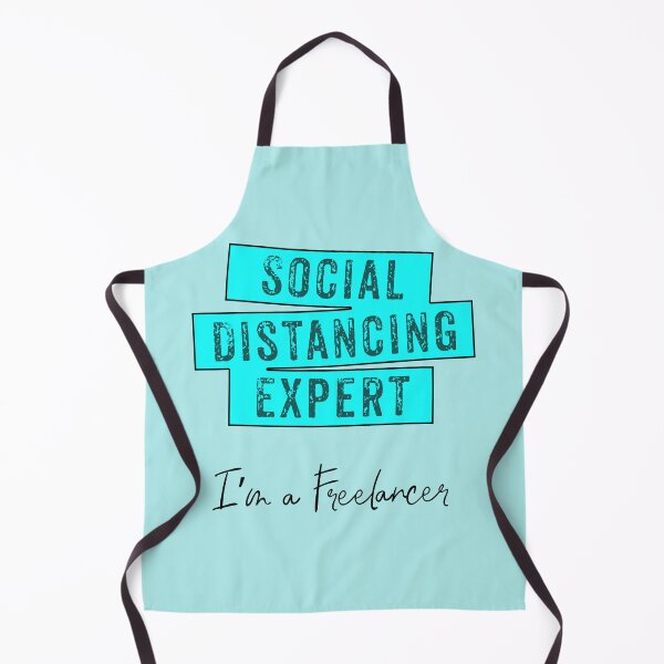 Item preview, Social Distancing Expert in Blue designed and sold by aventi24.