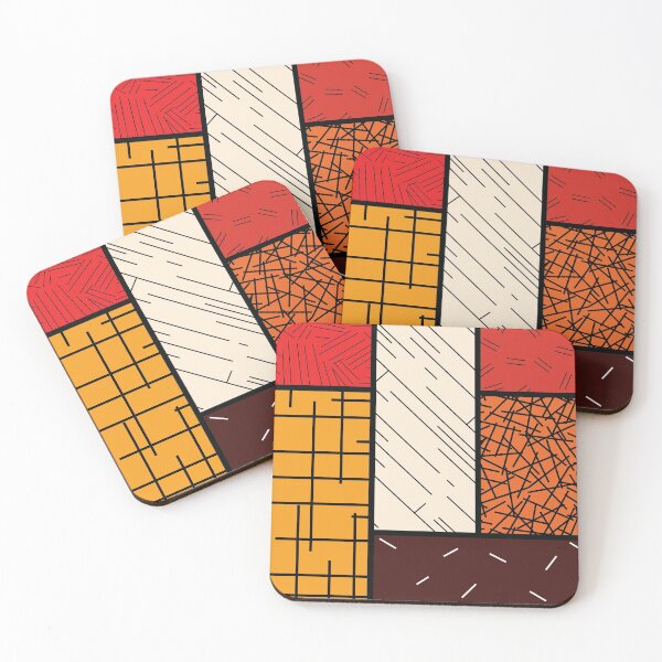 Item preview, Scattered Lines Tableau – “The Rogue” Palette designed and sold by RoguePatterns.