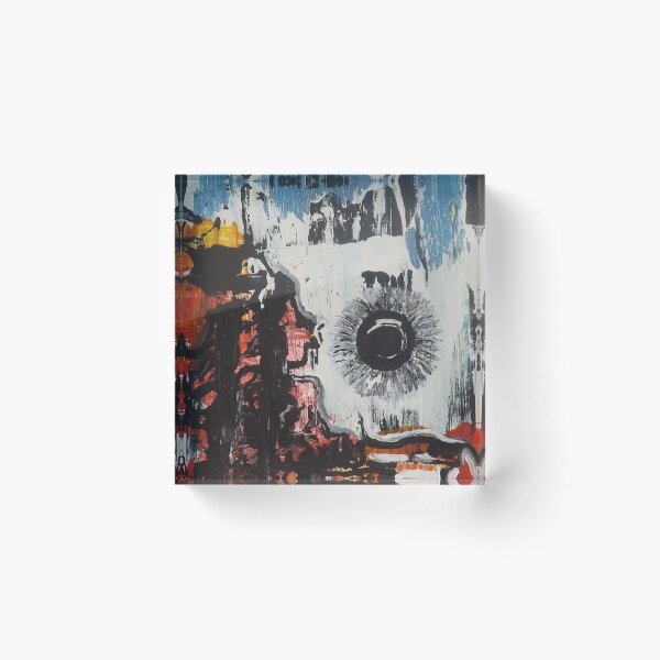 Item preview, Qualm - acrylic abstract painting designed and sold by Art With Impact – Statement Art & Apparel for Deep Thinkers.