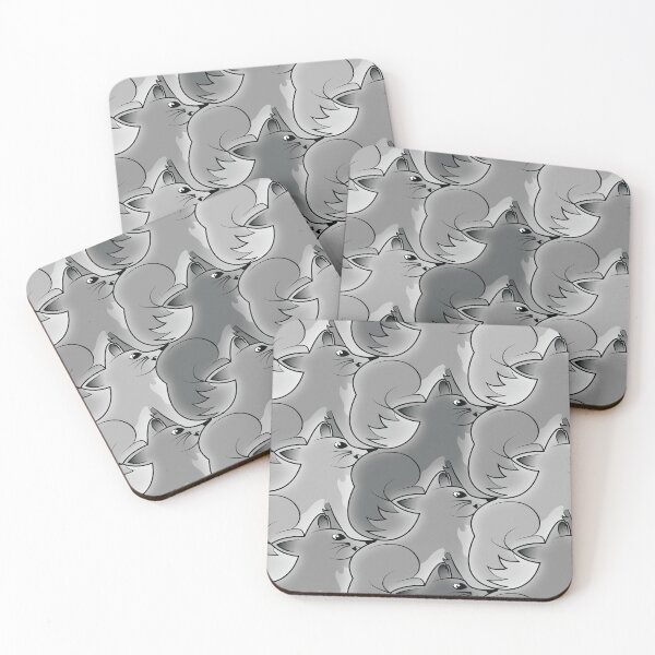 Item preview, Fox Tessellation - Grey designed and sold by DaveSavageArt.