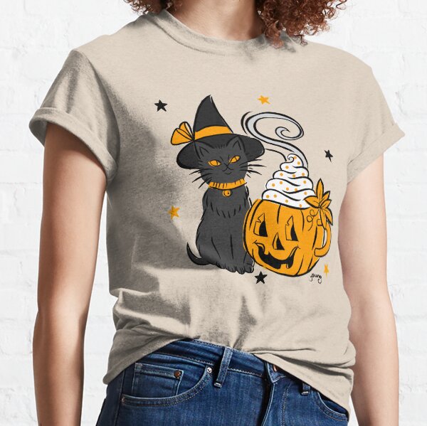 Pumpkin Spice Kitty Classic T-Shirt