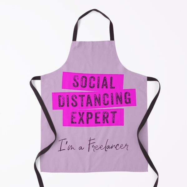 Item preview, Social Distancing Expert in Pink designed and sold by aventi24.