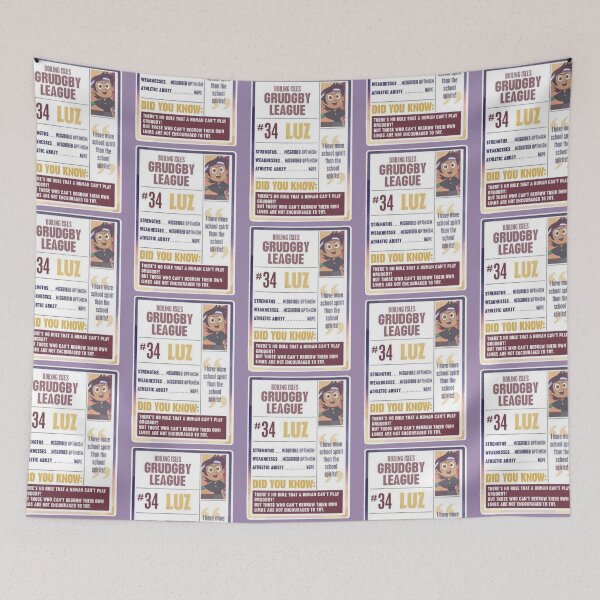 Item preview,  luz boiling isles hexside grudgby league card designed and sold by Diygurugirl.
