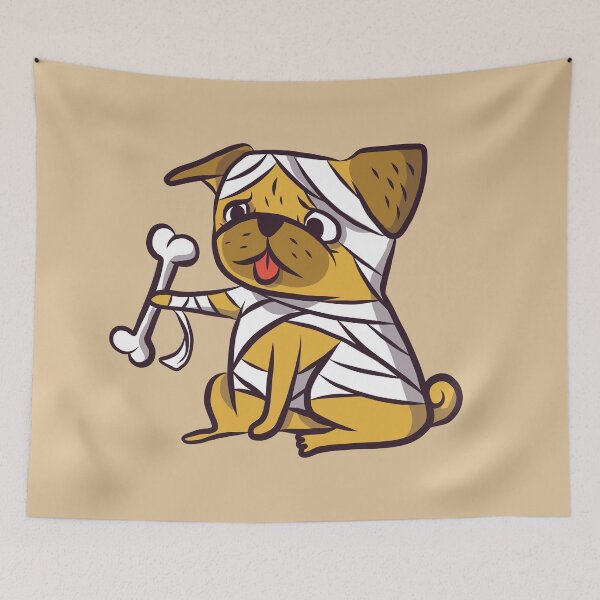 Item preview, Cute Halloween Pug | Adorable Mummy Pug for Kids designed and sold by SLAG-Creative.
