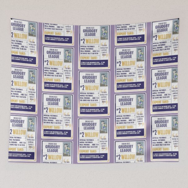 Item preview, willow park boiling isles hexside grudgby league card designed and sold by Diygurugirl.