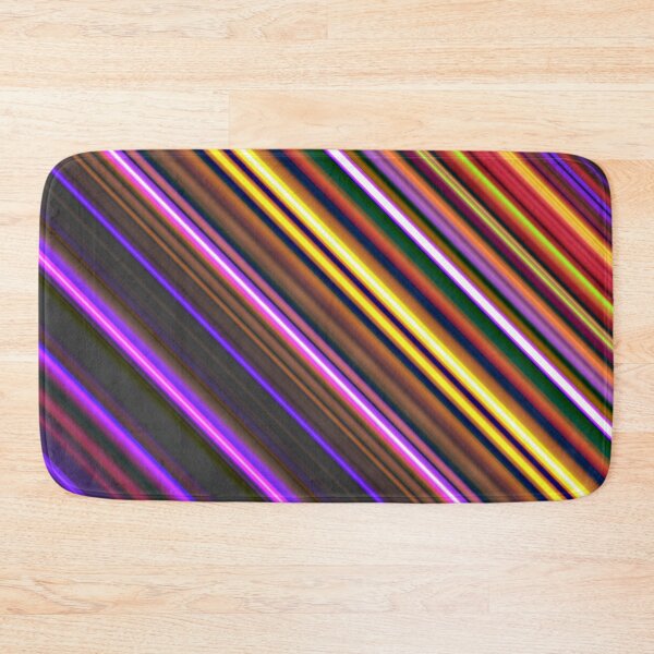 Item preview, Diagonal stripes purple orange yellow red rb designed and sold by VWDigitalPaint.