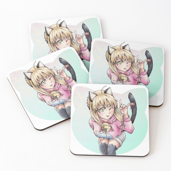 Item preview, Catgirl rock hand designed and sold by Listenes.