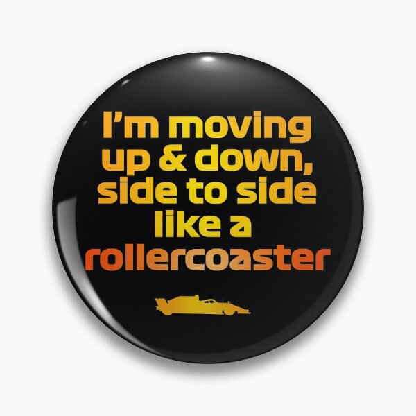 Item preview, Formula 1 meme - Norris quote rollercoaster (car silhouette) | Racing car designed and sold by Vane22april.