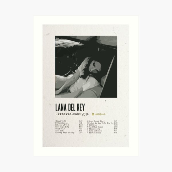 Lana Del Rey "Ultraviolence" Poster Art Print