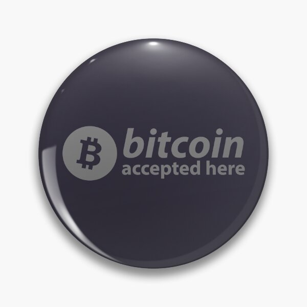 Item preview, Bitcoin Accepted Here Logo designed and sold by RubenCRM.
