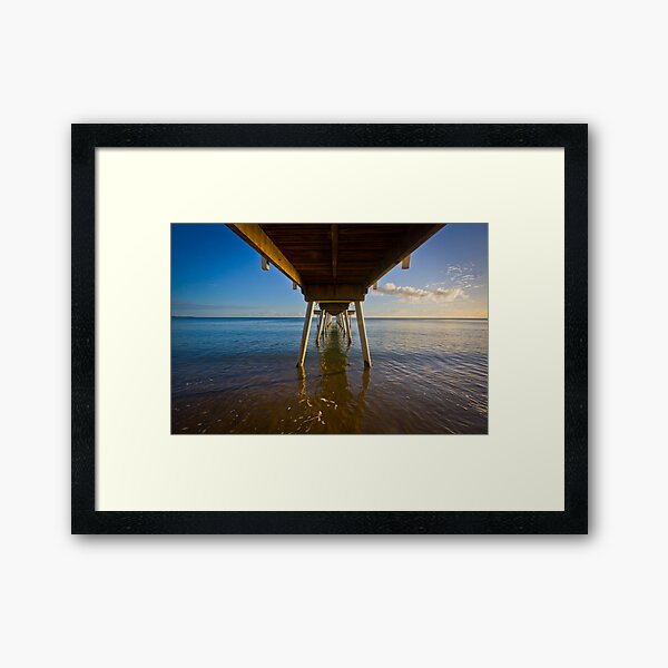 Under The Jetty Framed Art Print