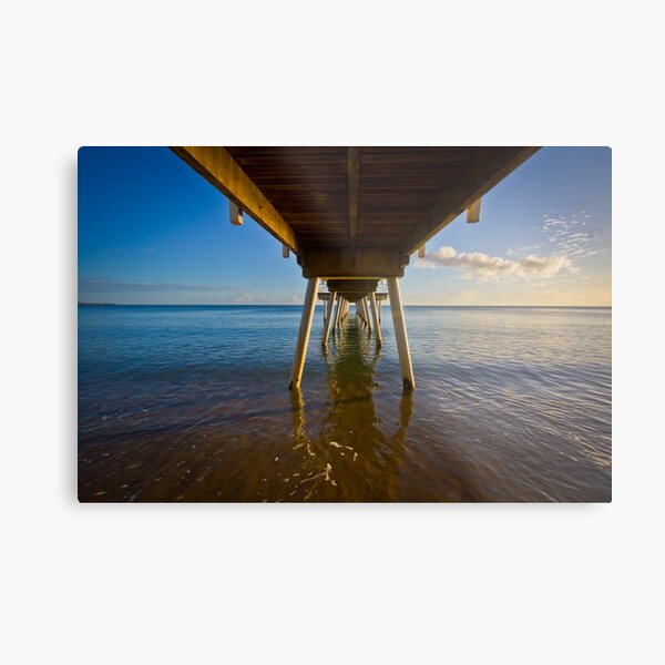 Under The Jetty Metal Print