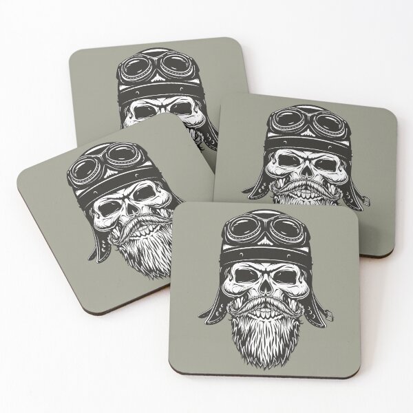 Item preview, Biker Skull designed and sold by NewWorldIsHere.
