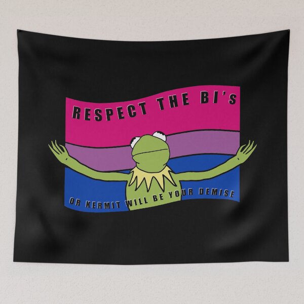 Item preview, Respect the Bi's (or Kermit will be your demise) designed and sold by bag0fish.