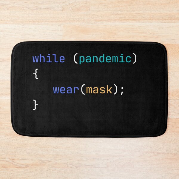 Item preview, Wear Mask While Pandemic designed and sold by KammilDesigns.
