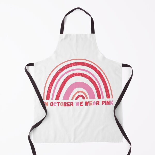 Item preview, In October We Wear Pink Breast Cancer Support Rainbow Baby designed and sold by kurokameart.