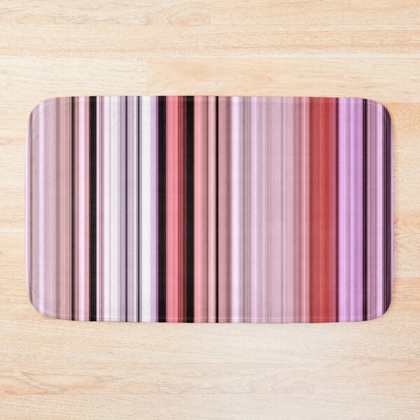 Item preview, Muted pink white black stripes designed and sold by VWDigitalPaint.