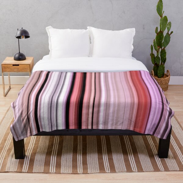 Item preview, Muted pink white black stripes designed and sold by VWDigitalPaint.