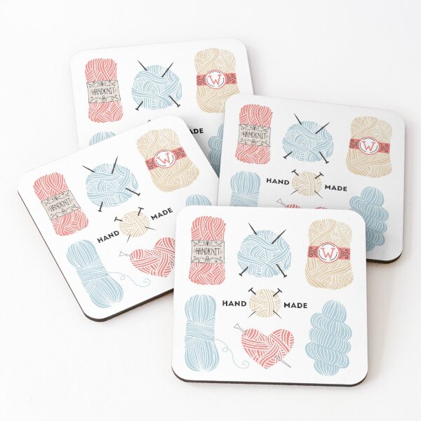 Item preview, Handmade Knitting Illustration   designed and sold by Iambellanova.