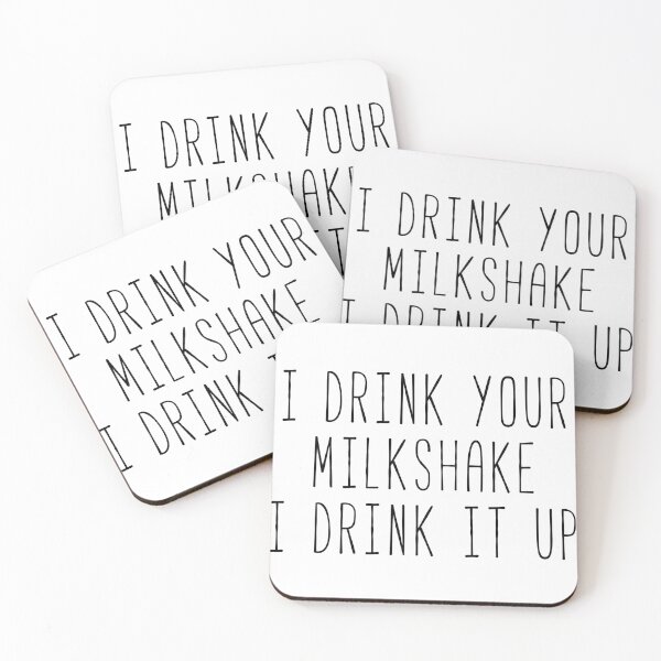 Item preview, I Drink Your Milkshake, I Drink It Up - 30 Something Gang designed and sold by Sunny Collections.