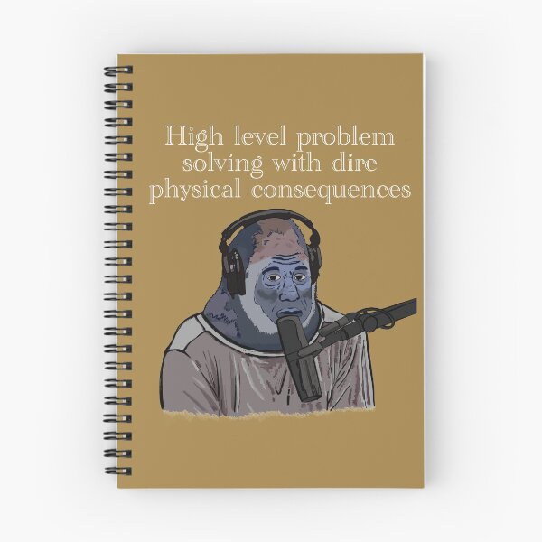 Item preview, High level problem solving with dire physical consequences Gorilla Joe Rogan designed and sold by SubtleSplit.