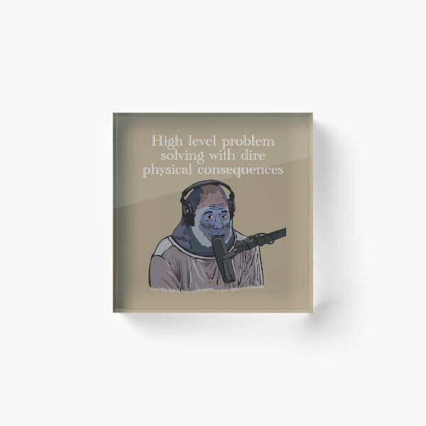 Item preview, High level problem solving with dire physical consequences Gorilla Joe Rogan designed and sold by SubtleSplit.