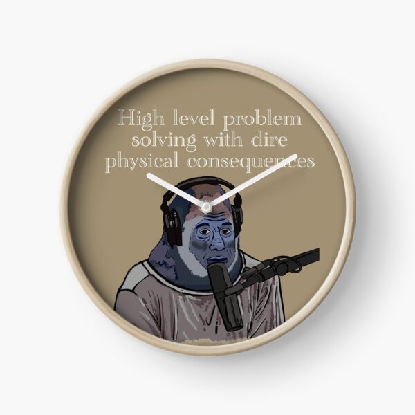 Item preview, High level problem solving with dire physical consequences Gorilla Joe Rogan designed and sold by SubtleSplit.