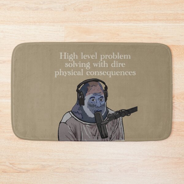 Item preview, High level problem solving with dire physical consequences Gorilla Joe Rogan designed and sold by SubtleSplit.
