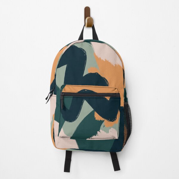 Item preview, Green & Orange Paint Strokes Neutral Design designed and sold by WildeandCo.
