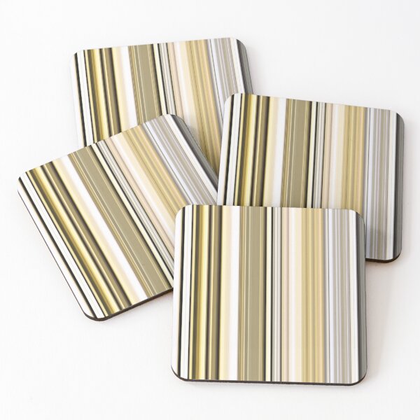 Item preview, Silver and gold stripes designed and sold by VWDigitalPaint.