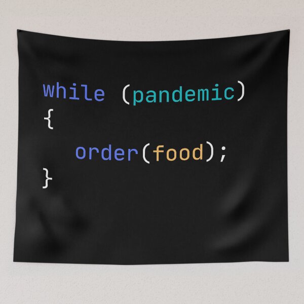 Item preview, Order Food While Pandemic designed and sold by KammilDesigns.