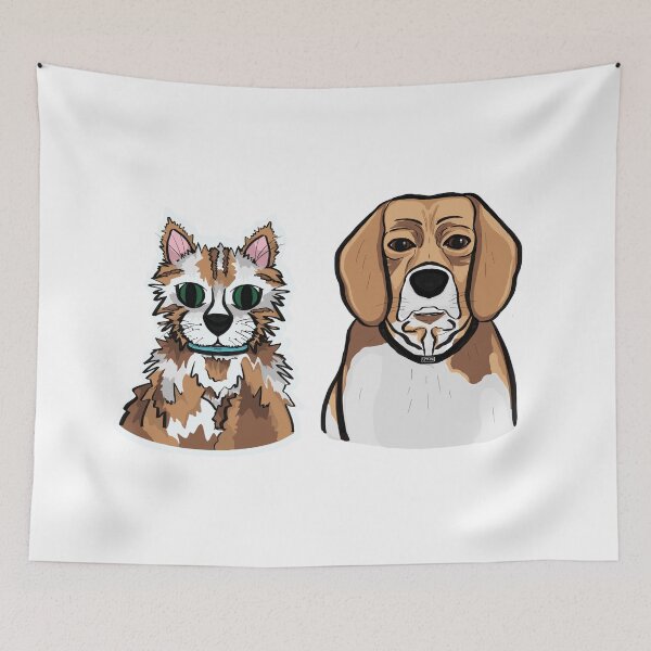 Item preview, Cat & Dog designed and sold by Suellen Fructuoso.