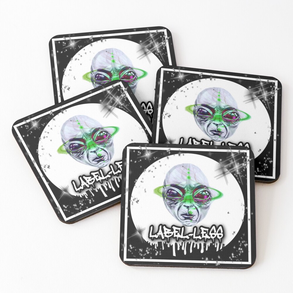 Item preview, Coasters (Set of 4) designed and sold by LABEL-LESS.
