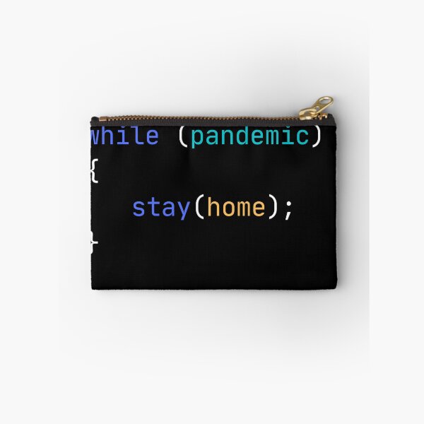 Item preview, Stay Home While Pandemic designed and sold by KammilDesigns.