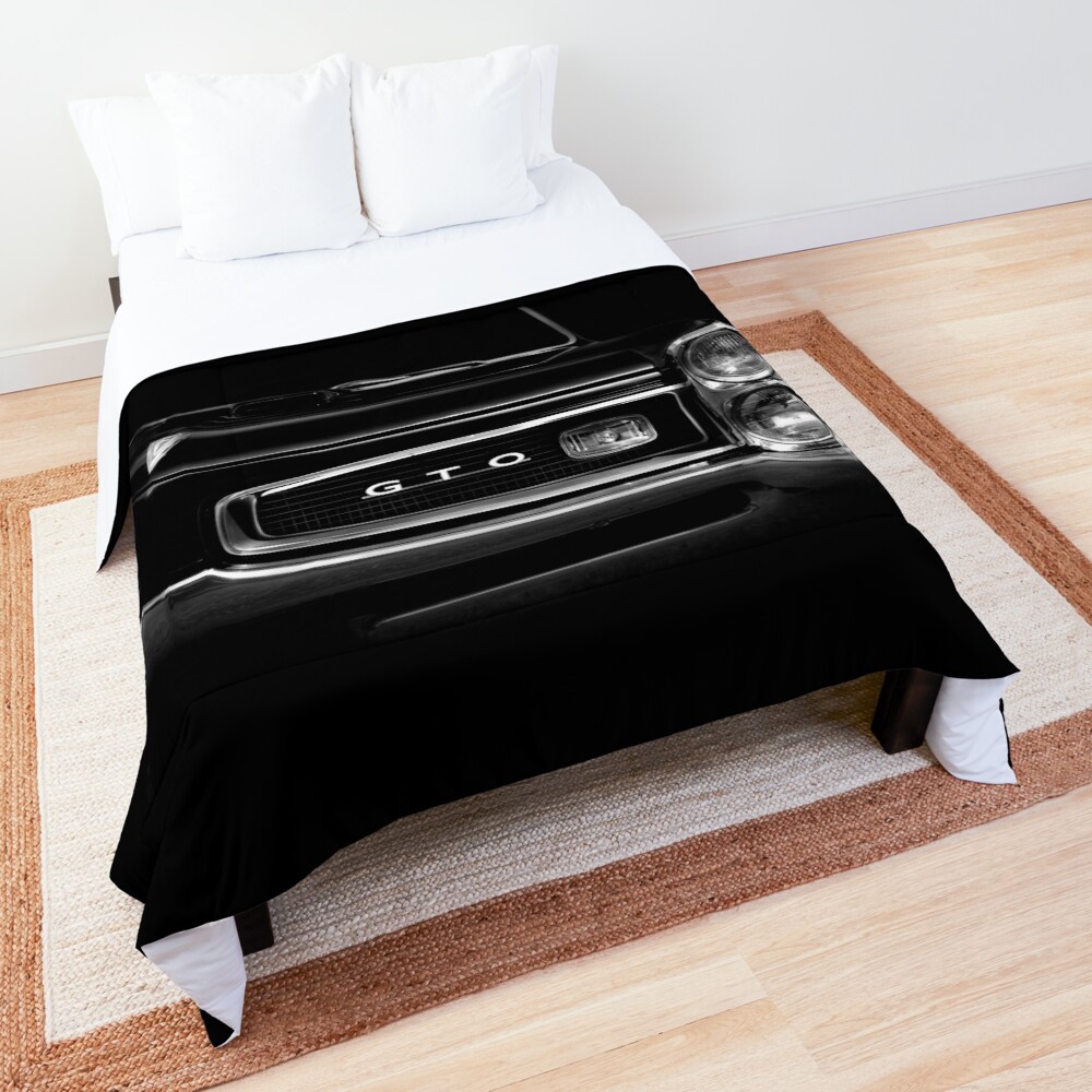 1966 Pontiac GTO - black Comforter