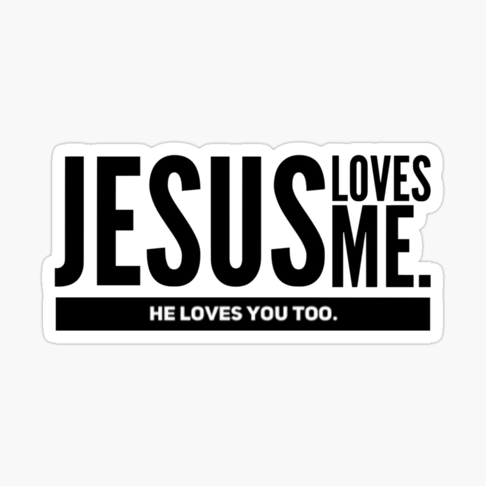 Jesus Loves Me He Loves You Too Mask By Juliano Designs Redbubble