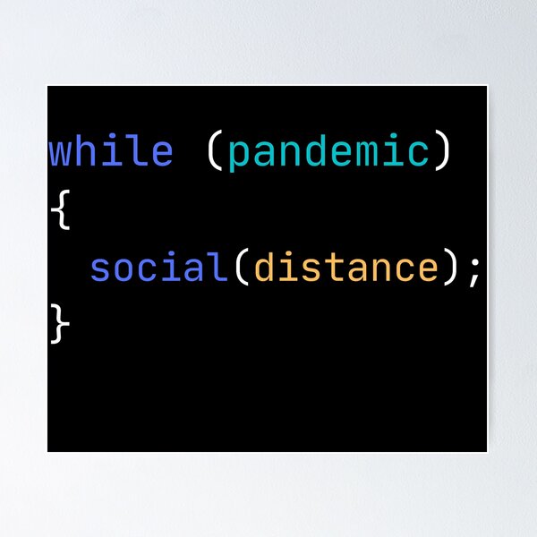 Item preview, Social Distance While Pandemic designed and sold by KammilDesigns.