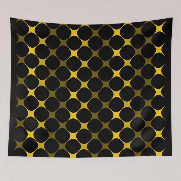 Item preview, Golden yellow wire mesh pattern, cool pattern composition designed and sold by Stéphane  Thirion.