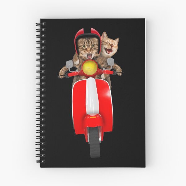 Item preview, Cats riding Motorcycle (dark BG) designed and sold by Livity.