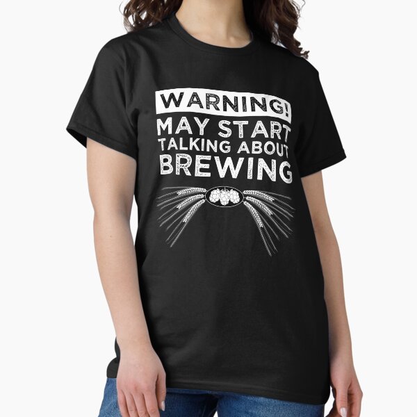 Item preview, Warning! May Start Talking About Brewing designed and sold by Cat Lady Designs.
