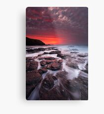 The Flinders Blowhole Metal Print