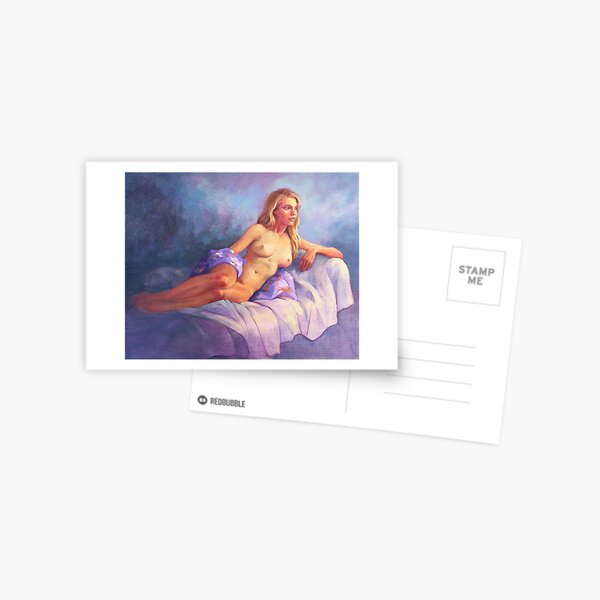 Joanna Reclining Postcard